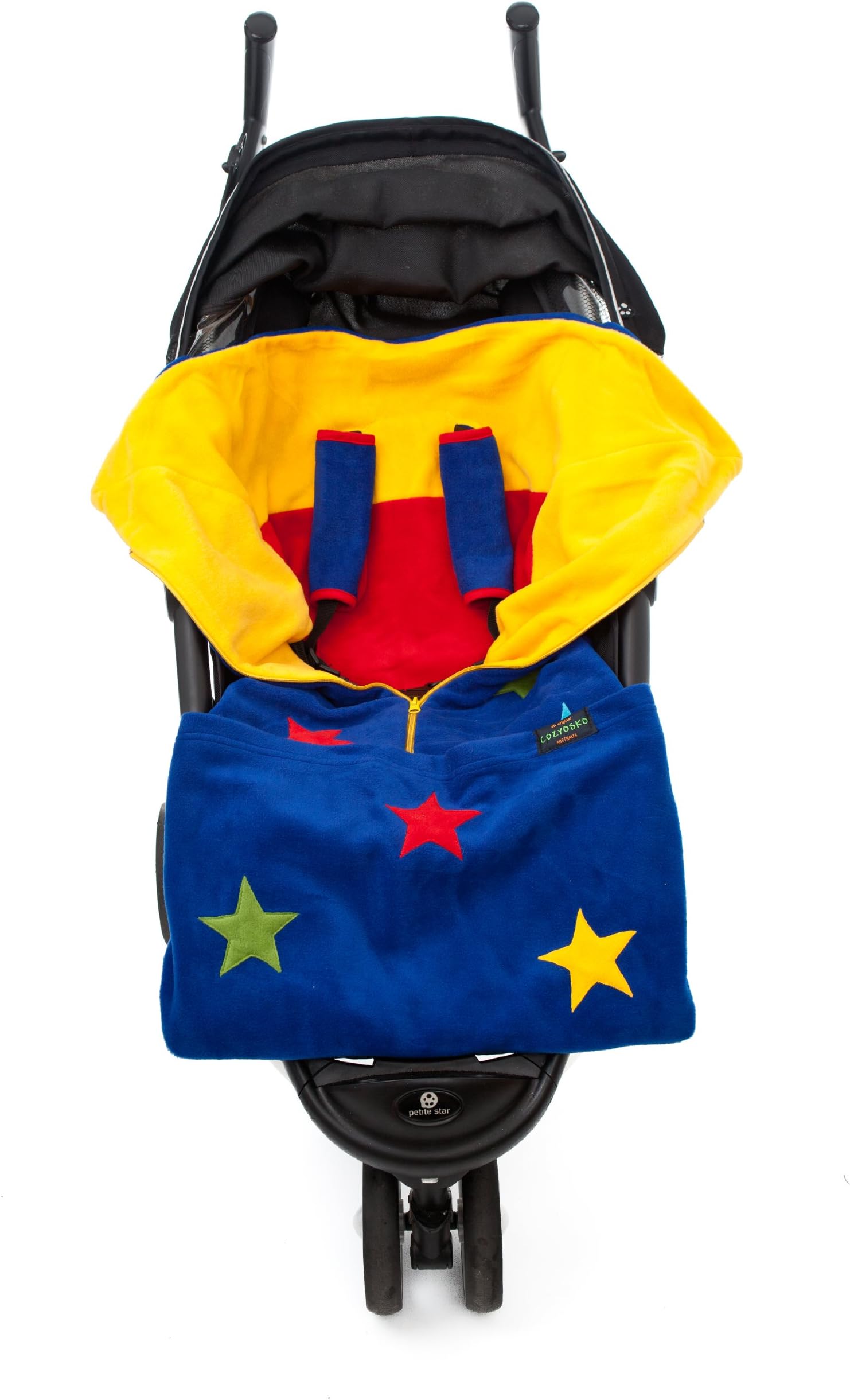 Cozyosko Cosytoes Multi-Function Footmuff with Royal Blue Stars