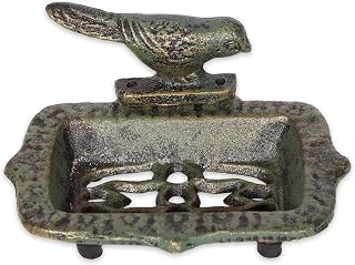 Accent Plus Songbird Cast Iron Soap Dish 5.62L x 4.33W x 2.95H