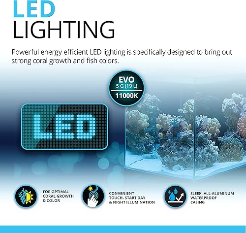 Miniatura 3 de Kit de acuario marino Fluval, Evo "V", modelo 10528A1