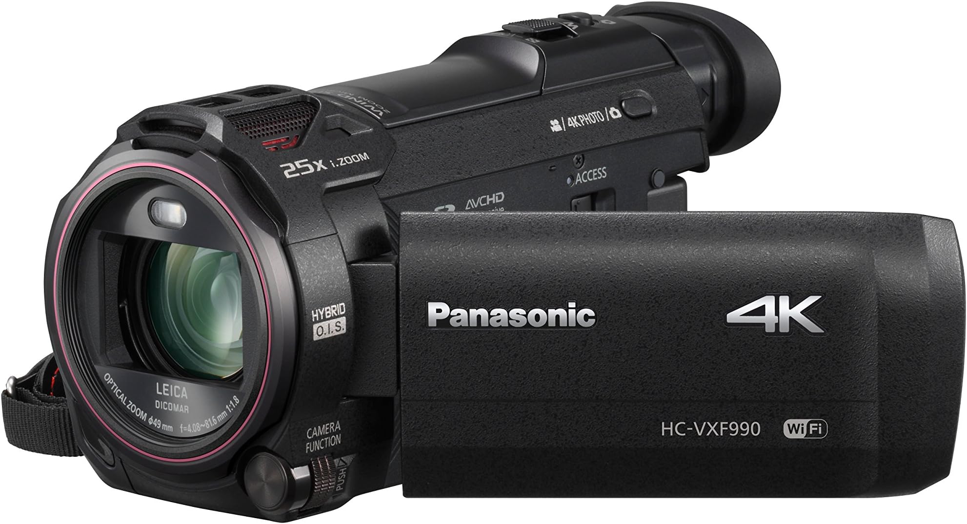 Panasonic HC-VXF990EBK 4K Camcorder with Wireless Multi Camera Function - Black