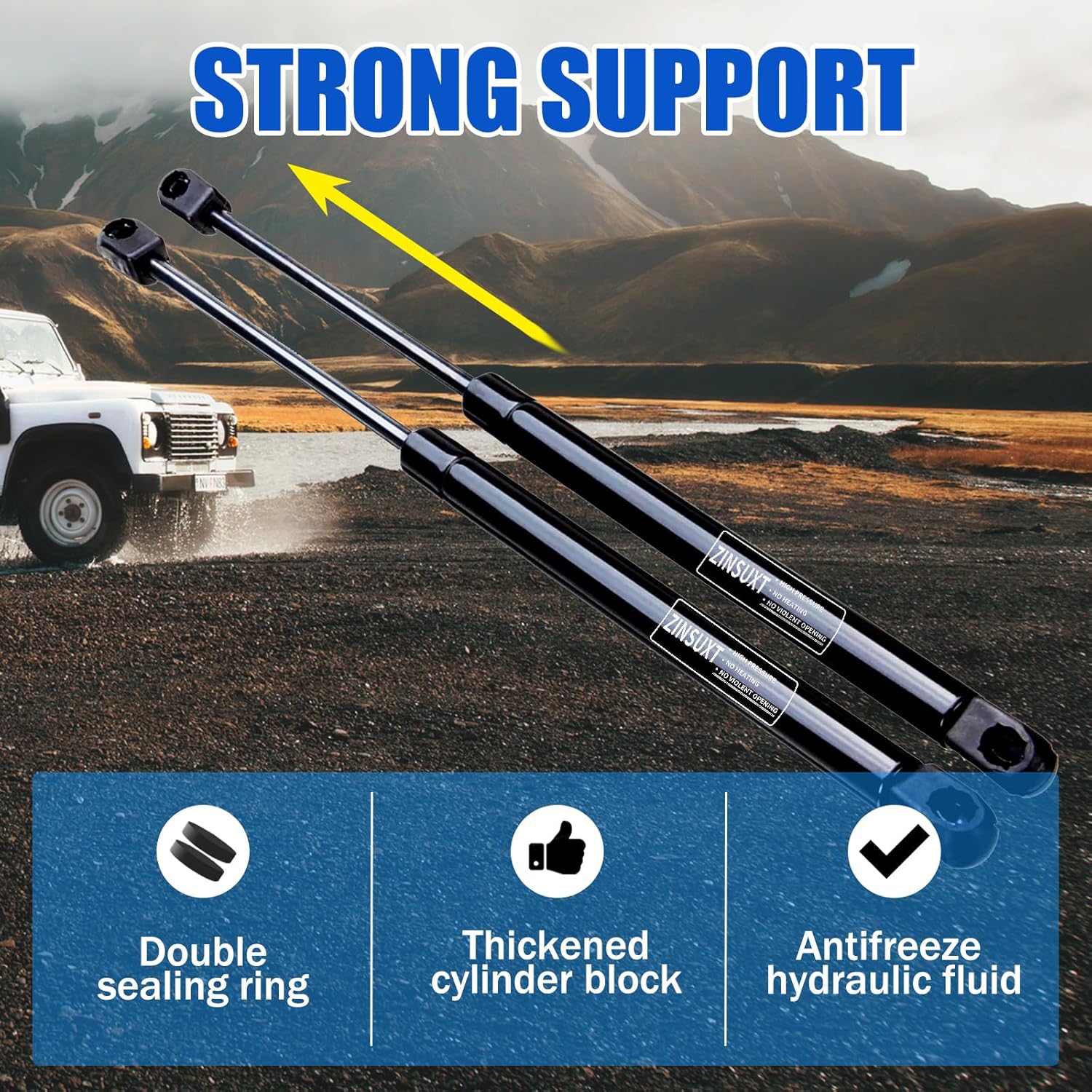 リアウィンドウストラットリフトサポート ショックストラット ガススプリング Kia Sorento 2003-2009用