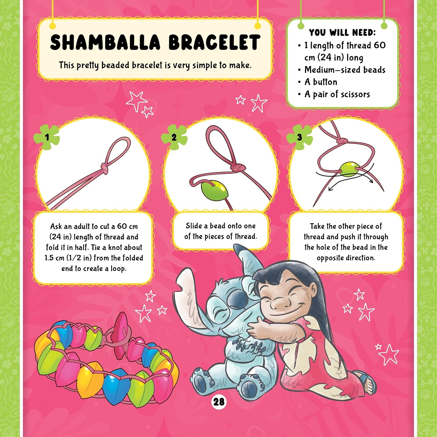 Disney Stitch: Best Friends Activity Book & Bead Kit (Make 12 Stitch Bracelets!)