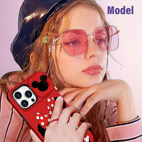 Miniatura 6 de oqpa Funda para iPhone 12 Pro Max de 12 Max Pro, bonita funda de teléfono de dibujos animados para mujeres y niñas, funda divertida Kawaii con funda
