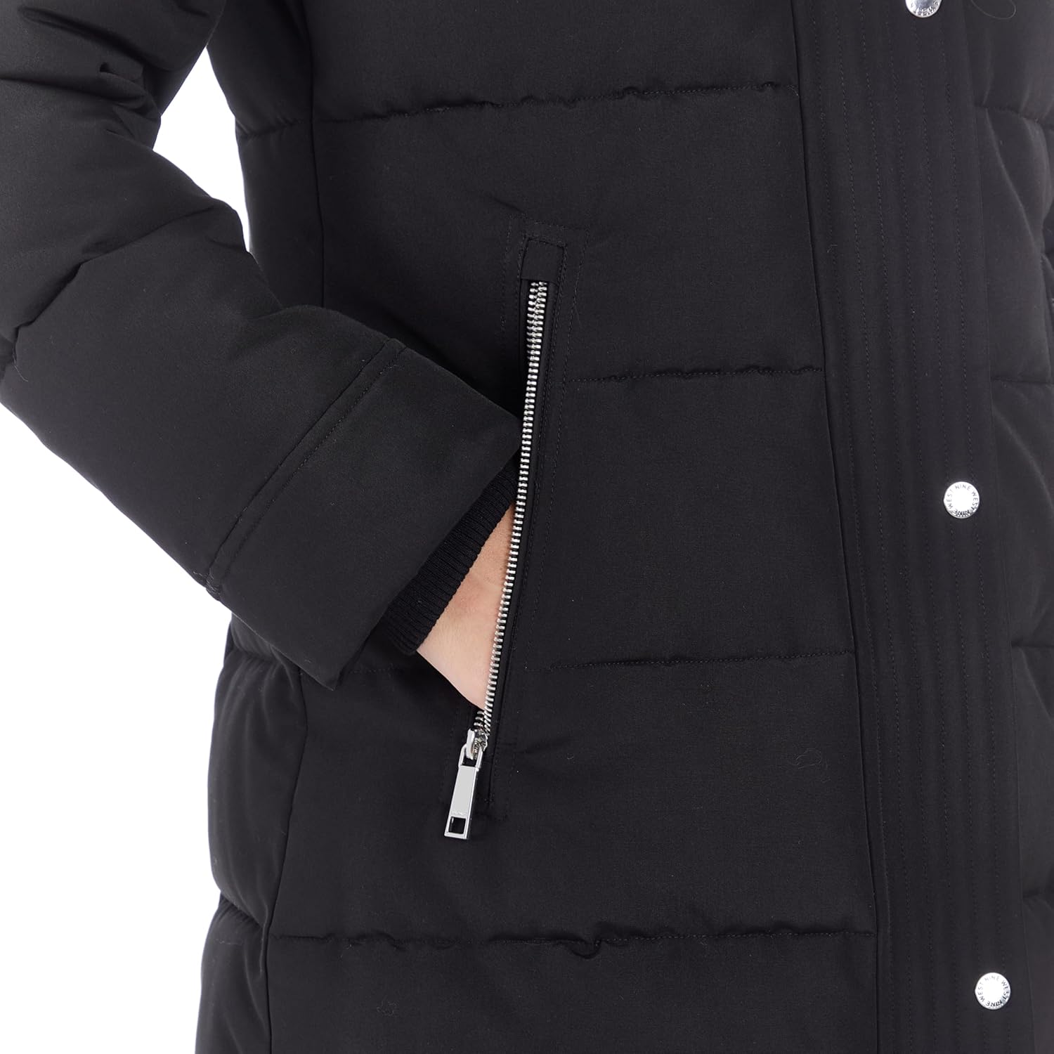 Nine West womens Nine West 36-inch Short Puffer Women’s Coat - Image 7