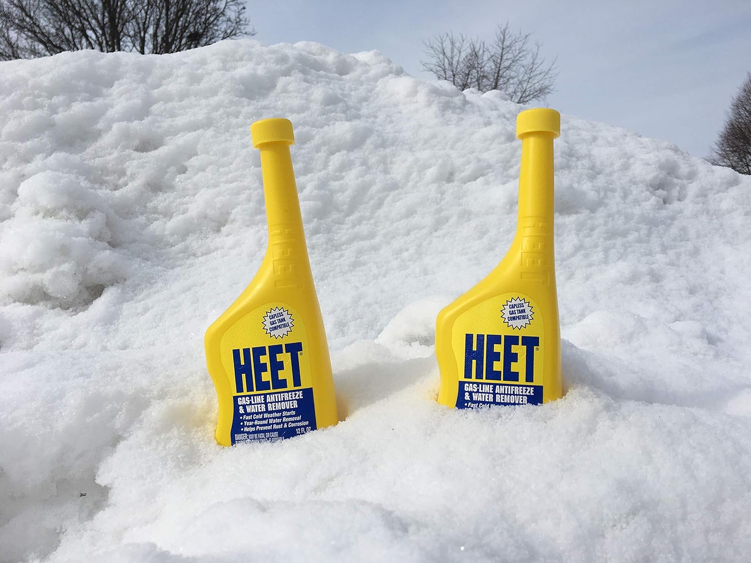 HEET 28201-24PK Gas Line Antifreeze and Water Remover, 12 Fl oz. (Pack of 24)