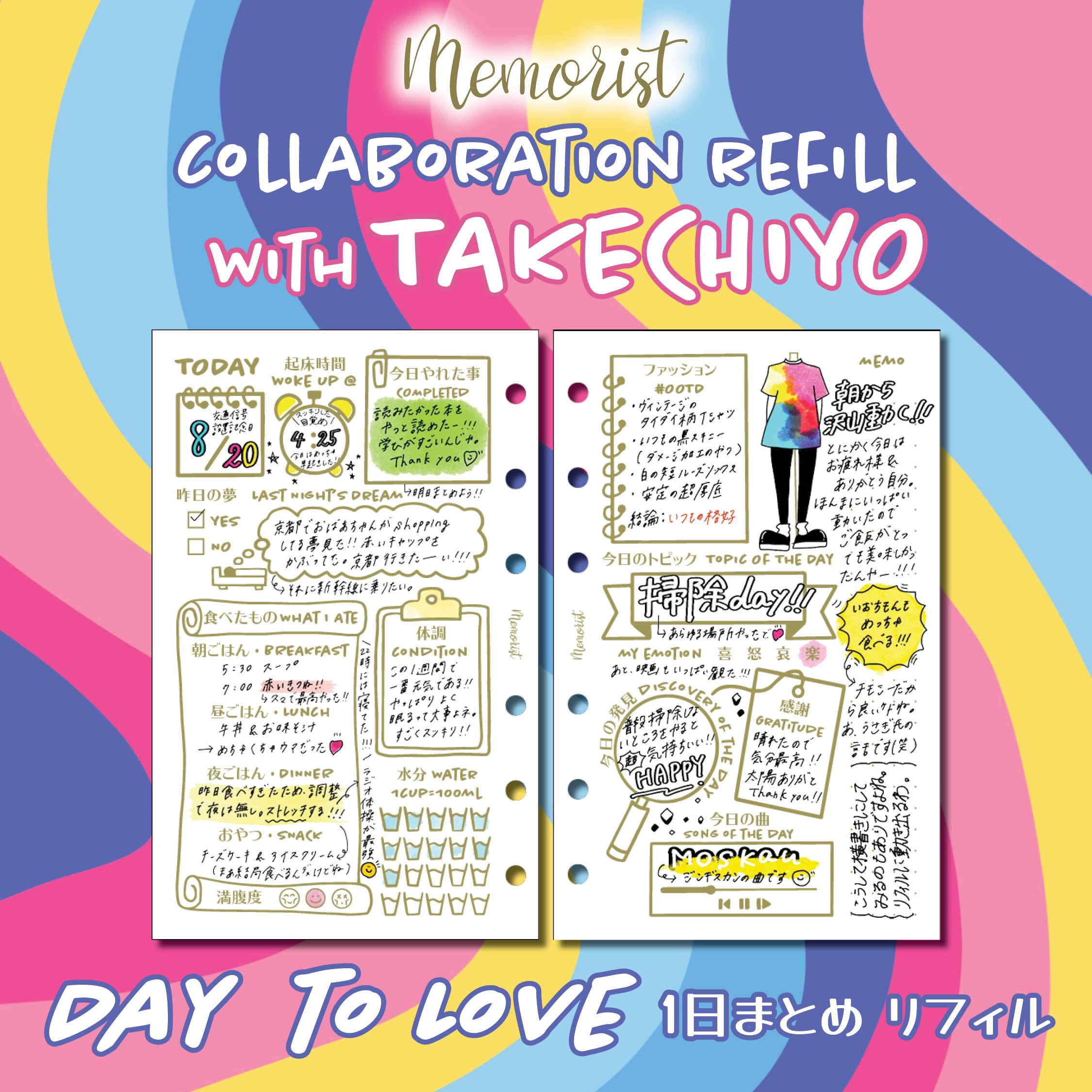 Amazon.co.jp: メモリスト(Memorist) ミニ6サイズ リフィル TAKECHIYO 