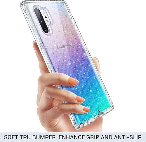 Miniatura 11 de ULAK Compatible con Samsung Note 10 Plus 5G, resistente a los golpes, resistente, transparente, suave, TPU funda protectora para Samsung Galaxy Note