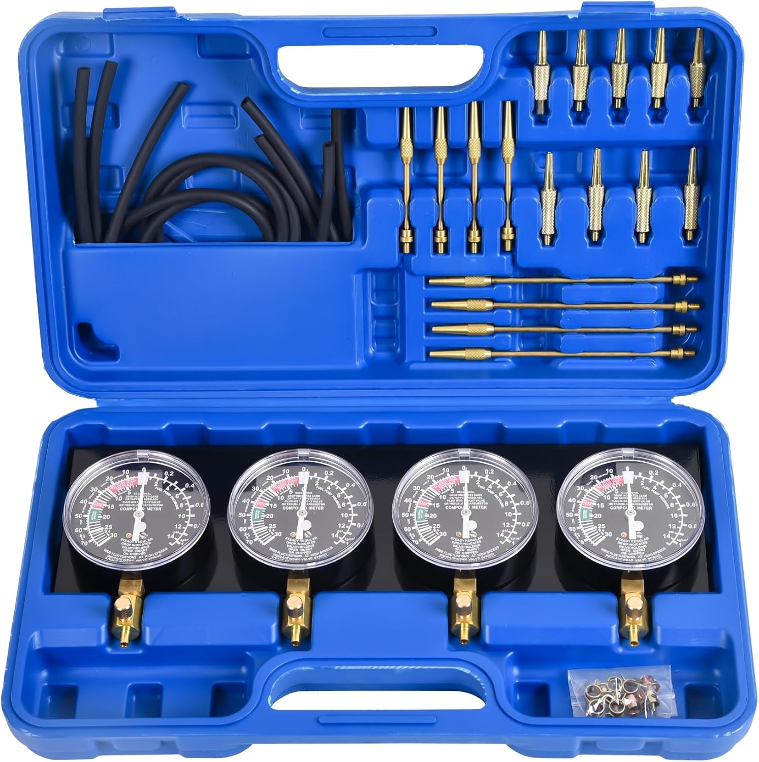 DHA Motorcycle Fuel Vacuum Carburetor Synchronizer Carb Sync Gauge, Carb Tuner