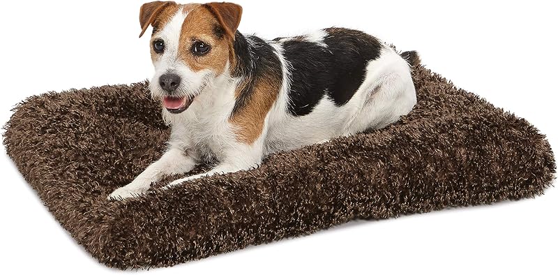 Cama para Cães Pequenos MidWest Homes for Pets Coco Chic, Pelúcia Macia, Lavável, para Caixa de 61 cm