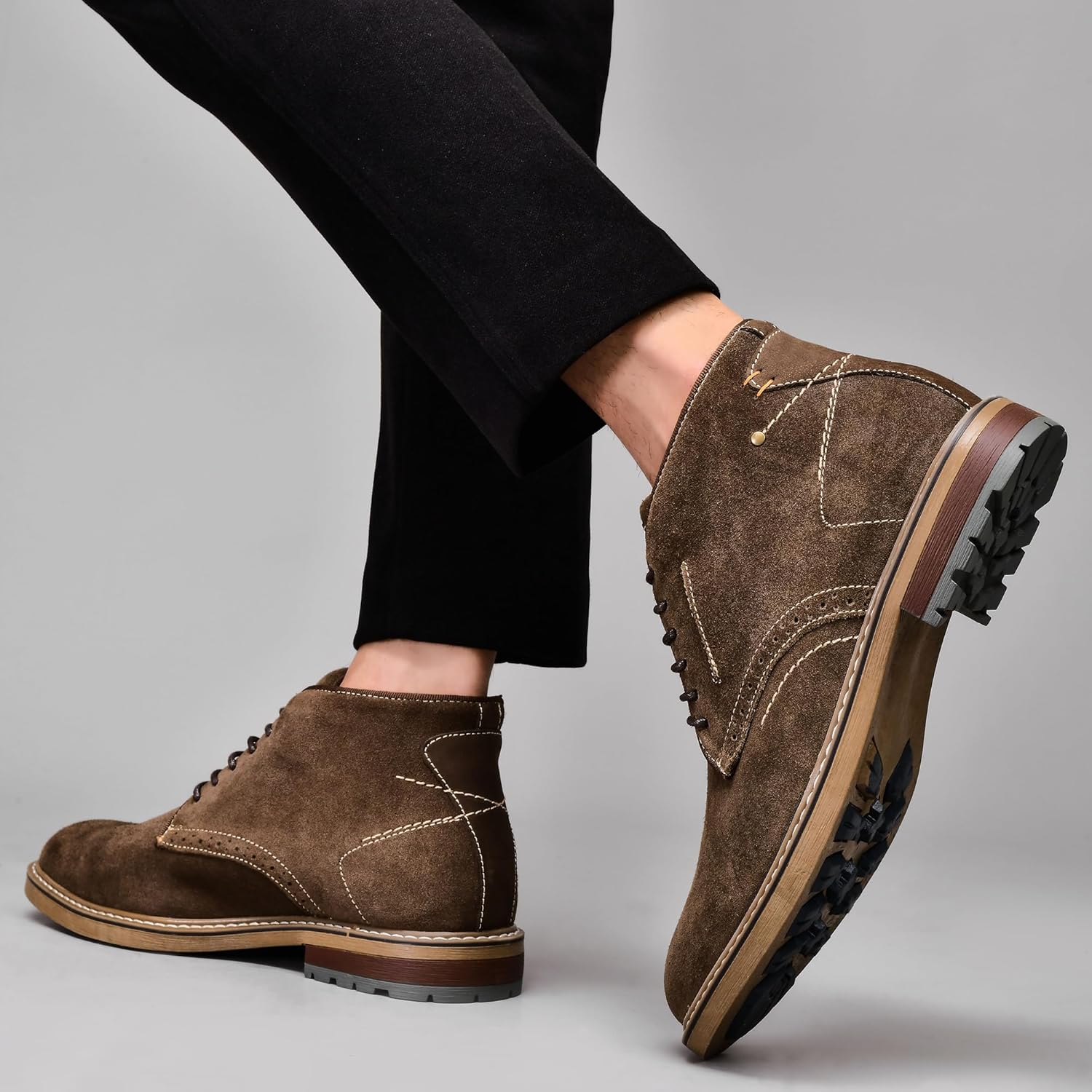 Arkbird Chukka Boots Fashion and Comfort Casual Oxfords Ankle Lace Up Boot - Image 7