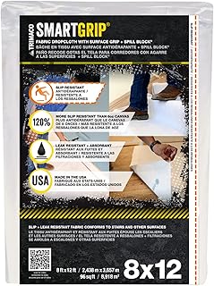 Trimaco Smart Grip® Drop Cloth, 8-feet x 12-feet