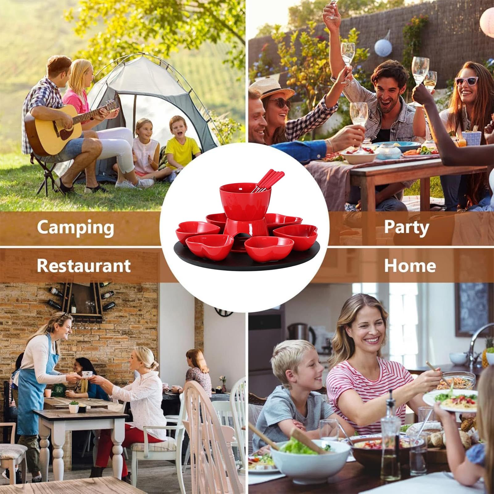 Zestaw Do Fondue Czekoladowego Ceramiczny Zestaw Do Fondue Z Grzaniem