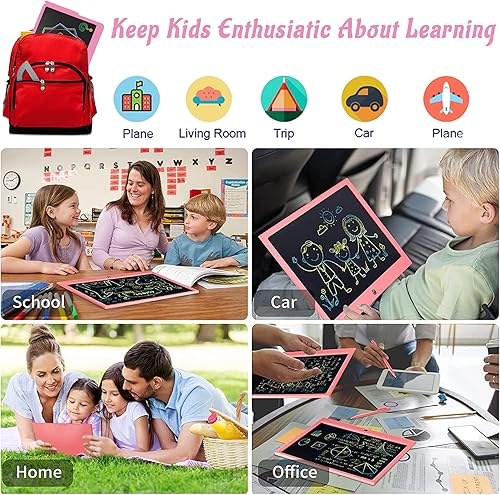 Miniatura 7 de Deecam Tableta de escritura LCD de 15 pulgadas tablero de dibujo de pantalla grande tableta gráfica electrónica tablero de garabateo y garabatos