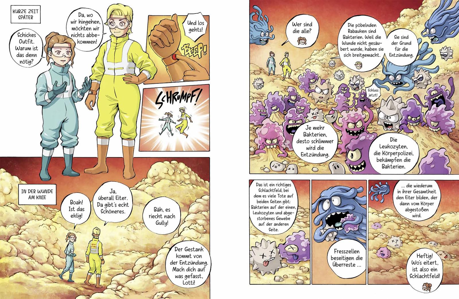 Doc Caro – Einsatz im Blut: Ein Buch über Blut, Wunden und wie sie heilen | Witziges Comicbuch ab 7 Jahren │ Mit Tipps zur Ersten Hilfe und Wundversorgung