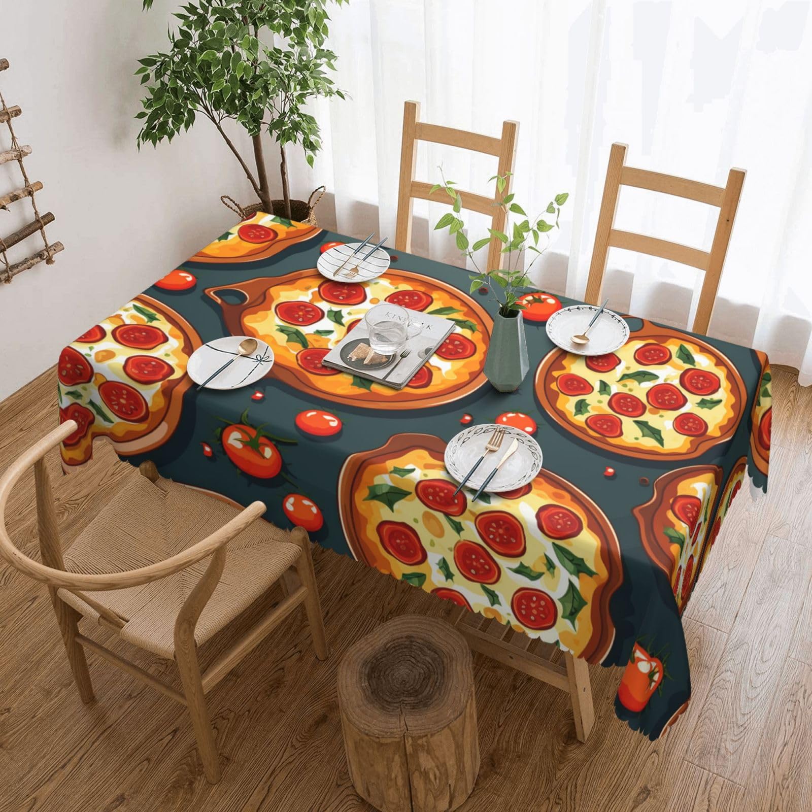 Nappe de table pizza lavable pour en finir avec les taches de sauce