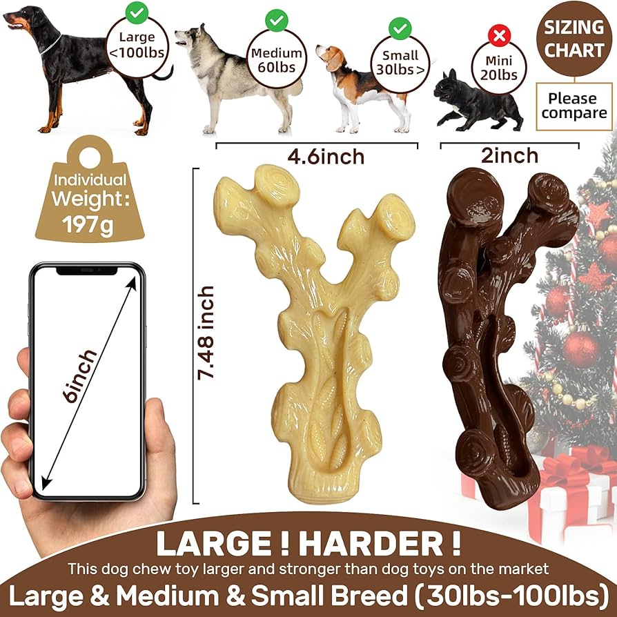 Pet Dog Chew Toys, Aggressive Chewers Tough Dog Toys ,Large Dogs