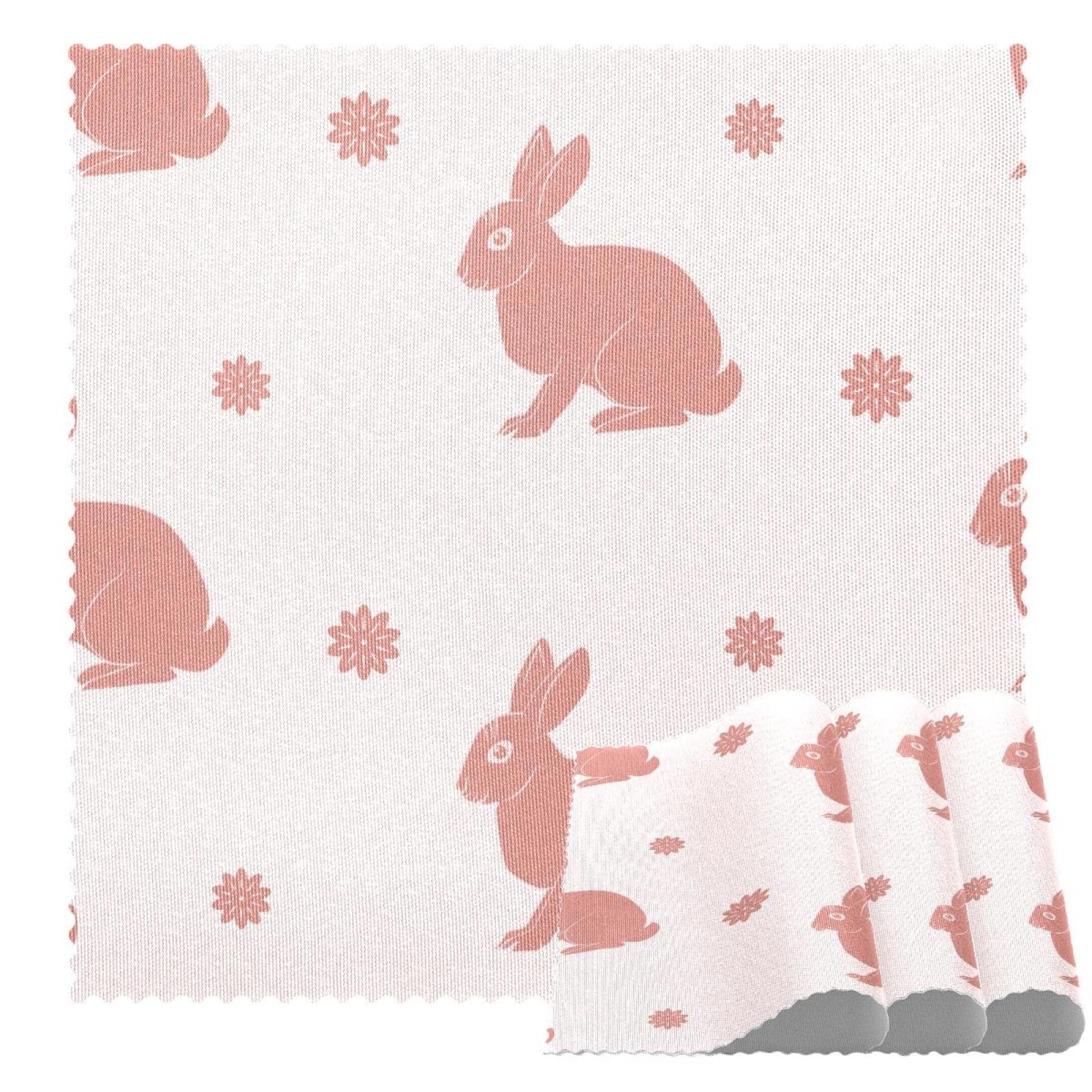 Set de table lapin lot de 4 antidérapants et résistants à la chaleur 30,5x30,5 cm