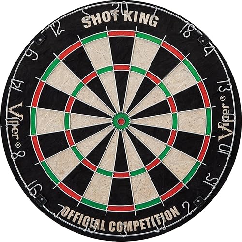 Vista 43 de Viper metropolitan conjunto de tablero de sisal/cerda para dardos de punta de acero y gabinete. Espresso Finish