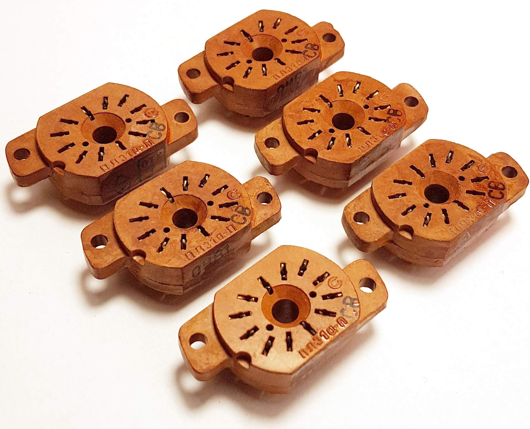 Socket for Nixie Tubes Military Version IN-12A, IN-12B, IN-15A, IN-15B, IV-22, New 6 pcs
