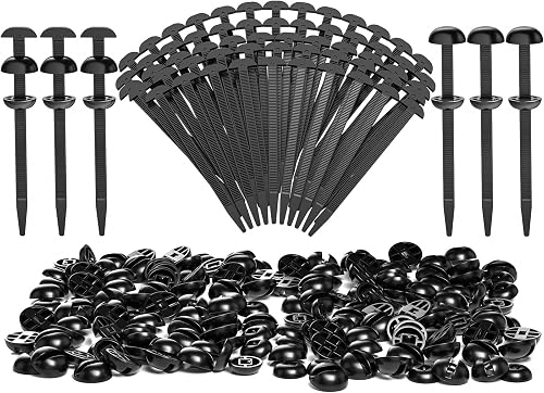 Haiou 100 Pcs 4.1" Heavy-Duty Nylon Universal Cable Tie Buckle Cable Ties- Self-Locking Zip Ties for Car, Home, Office & DIY Projects