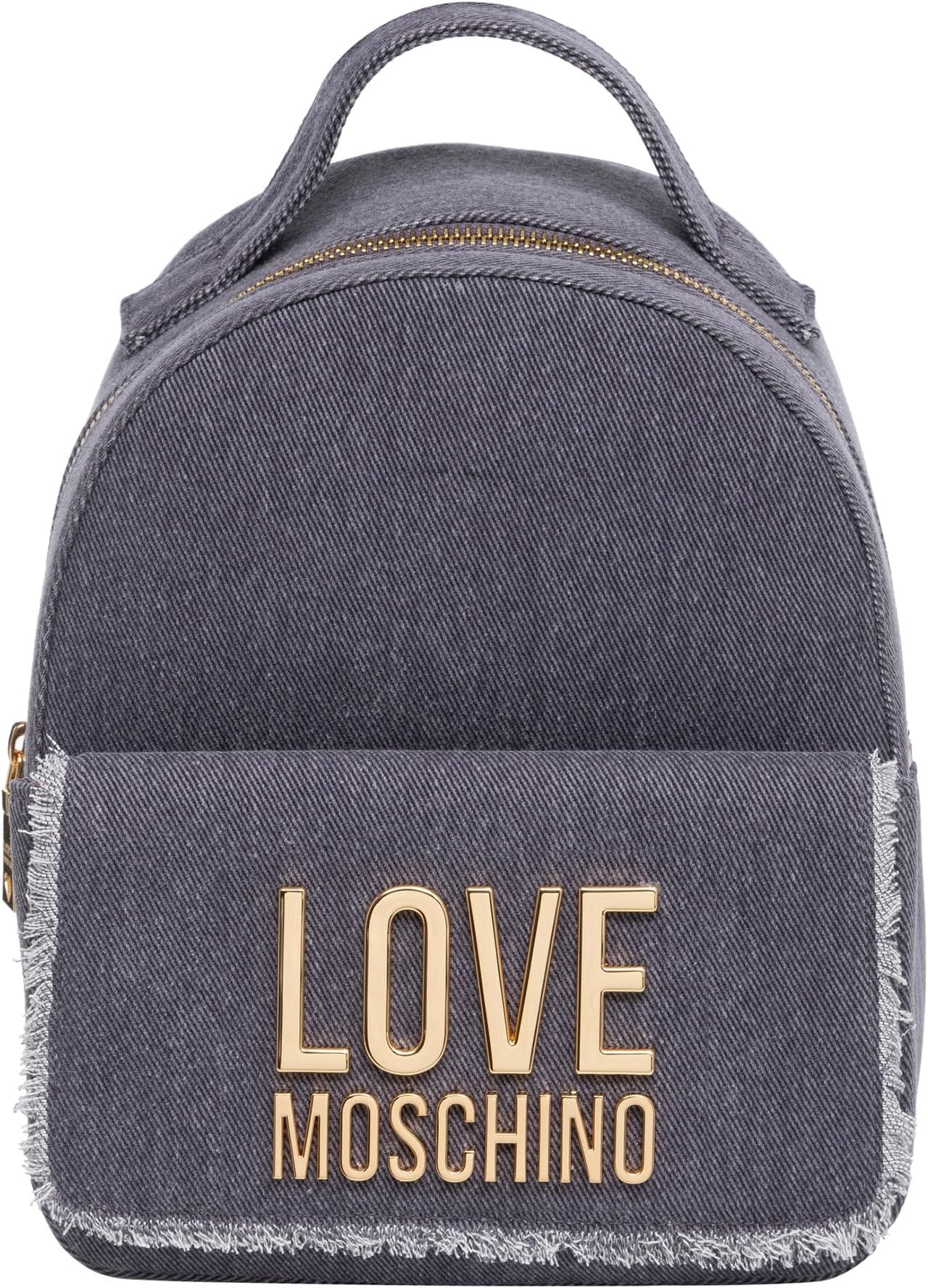 Love Moschino women backpack denim scuro