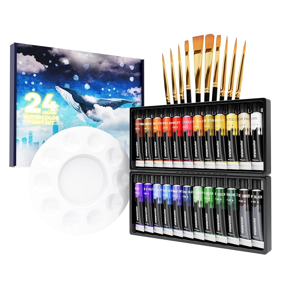 ミジェロ Mijello 透明水彩絵の具　112色 小分けセット ケース付き ミジェロ Mijello 透明水彩絵の具 112色 小分けセット ケース
