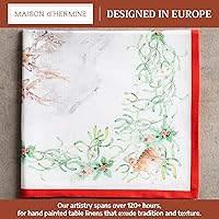 Vista 125 de Maison d' Hermine - Juego de 4 servilletas 100 % de tela de algodón lavable, decorar o regalar, hogar, cocina, comedor, fiestas de cóctel