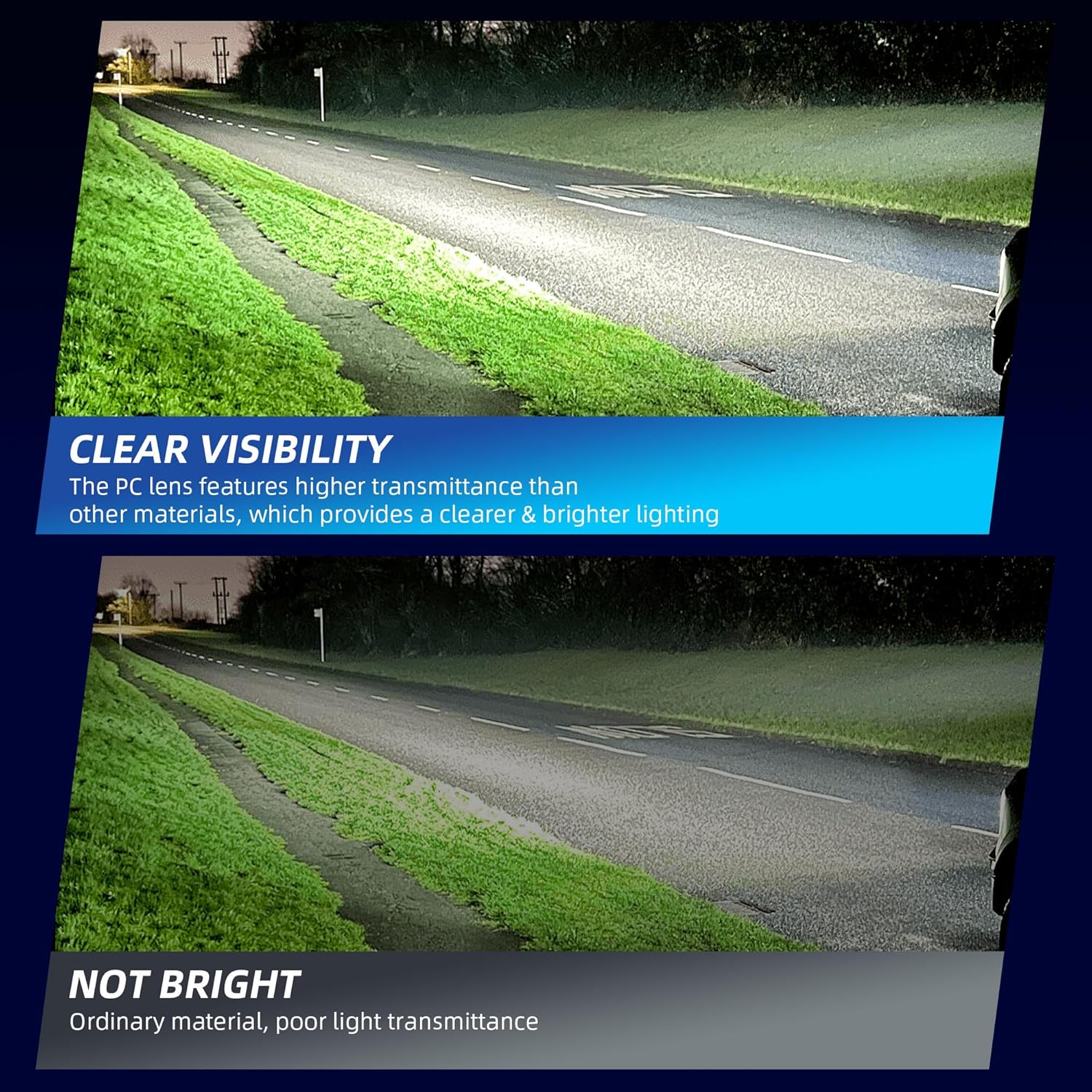 LEDKINGDOMUS Headlight Assembly, DOT-certified, Compatible with 2006-2013 Chevy Impala 2014 2015 2016 Chevy Impala Limited 06 07 Chevy Monte Carlo Headlamp Replacement Black Housing