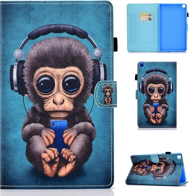 Acelive Case Cover for Samsung Galaxy Tab A7 Lite SM-T220 SM-T225 Tablet Kids with Credit Card Holder