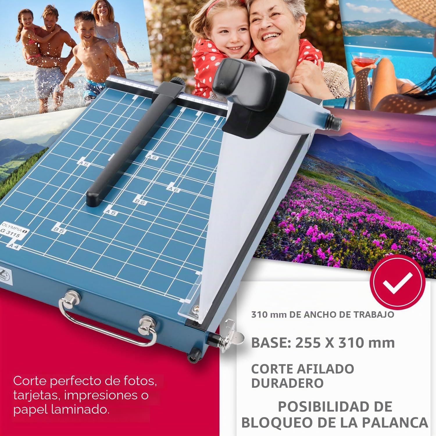 Olympia G 3115 DIN A 4 cortadora de papel