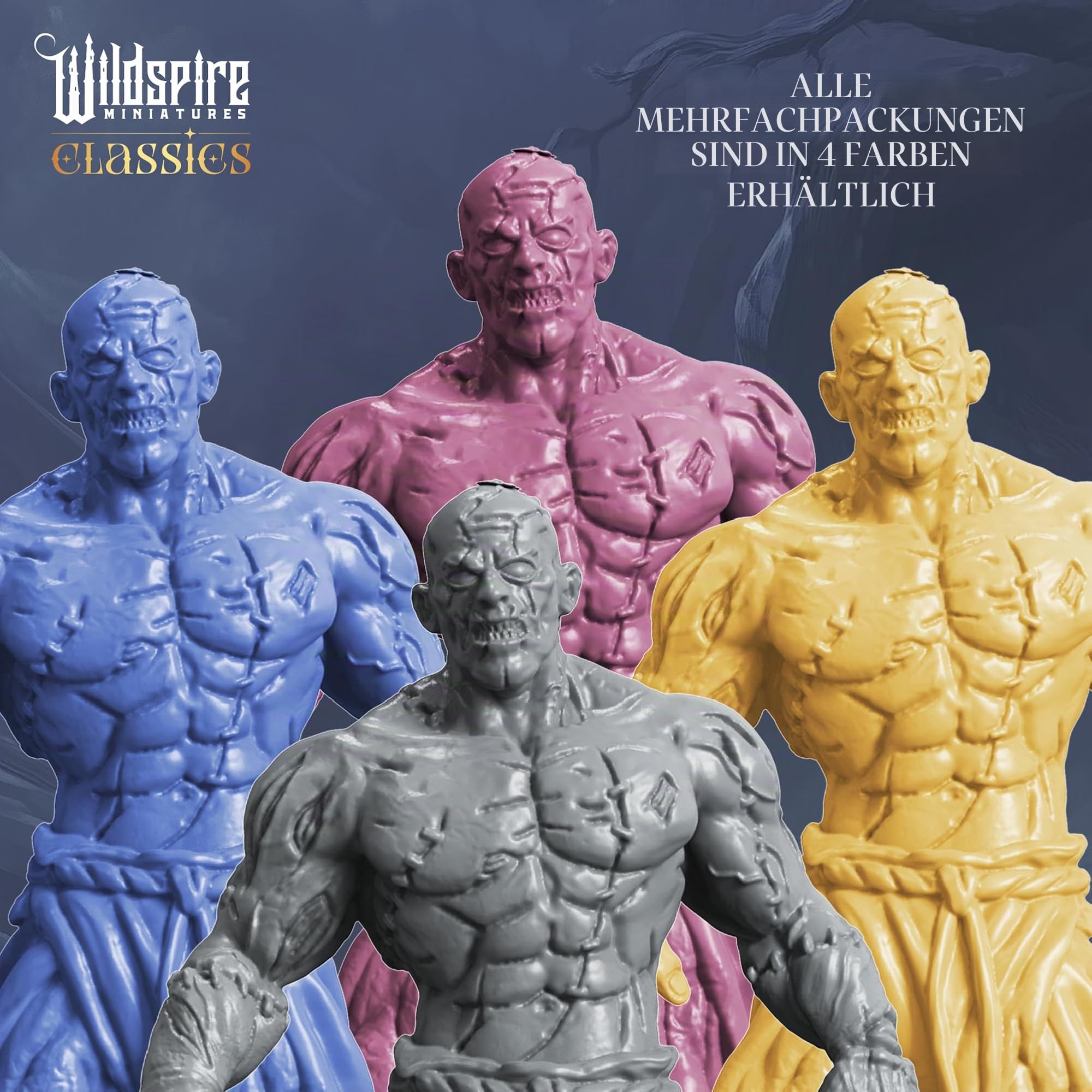 Classic Encounters II - 135 Monsters & Encounters for DND Miniatures Bulk & Dungeons Dragons | 28mm Unpainted DND Minis | D&D Figures Miniatures for RPG Tabletop Gaming | Pathfinder I Realm Reforged