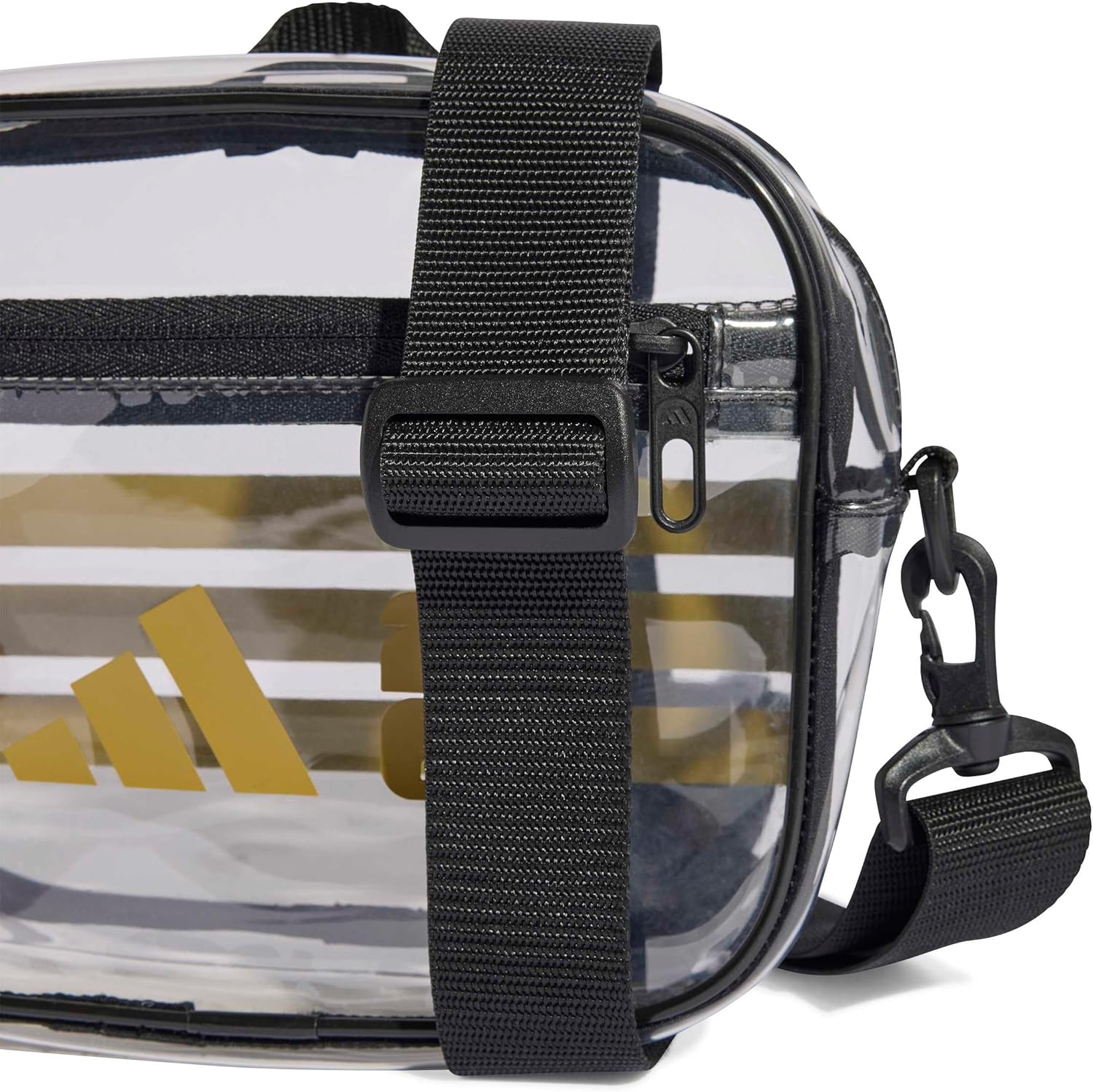 adidas Unisex-Adult World Cup Official Emblem Bag, Transparent/Black/Dark Football Gold, No Size
