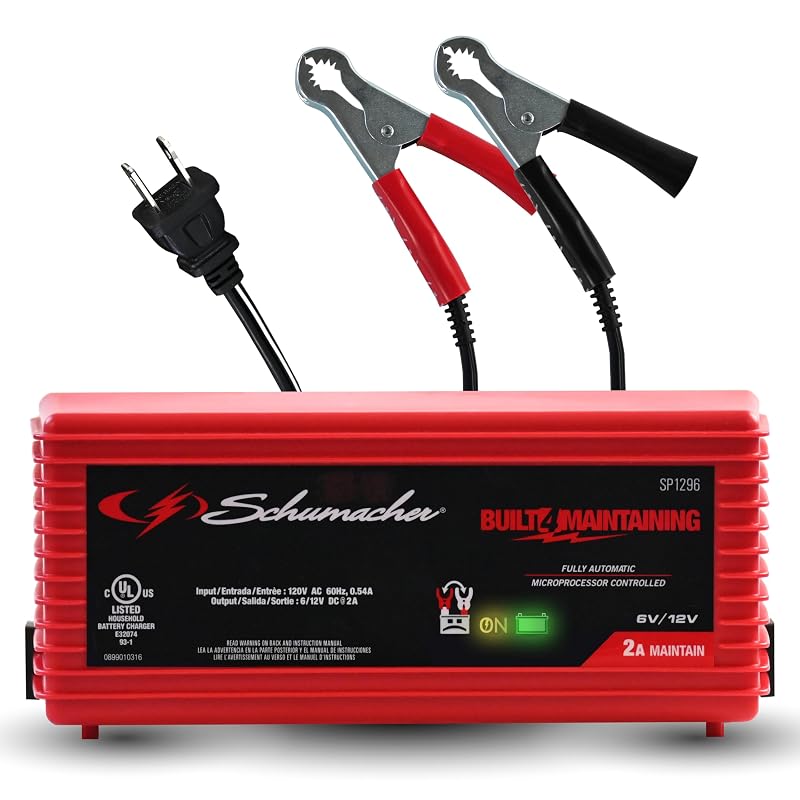 Carregador e Mantenedor de Bateria Schumacher Electric SP1296 2 A, 6 V/12 V