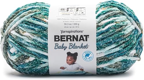 Spinrite Bernat Baby Blanket Big Ball Yarn-Lagoon