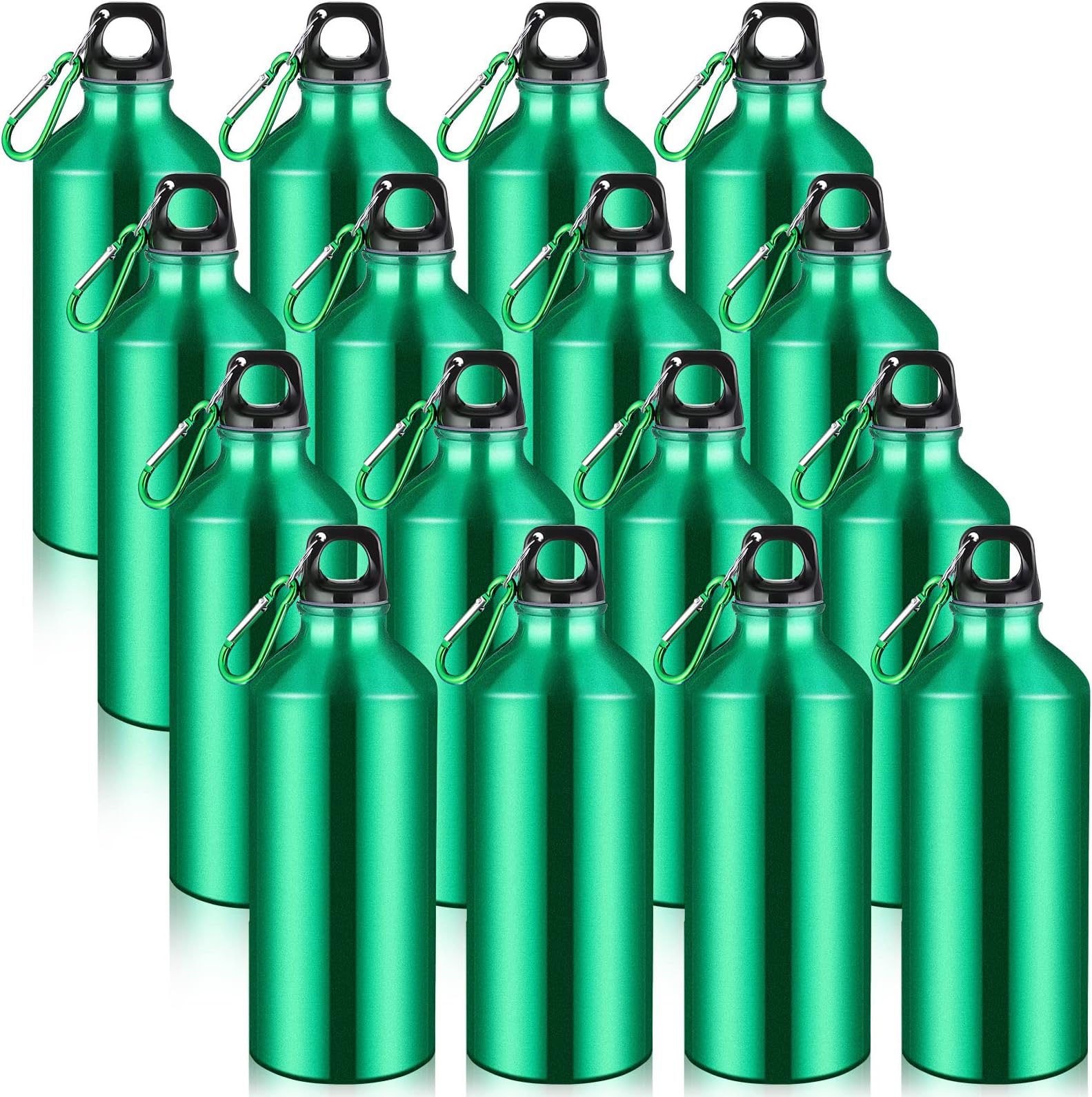 Nuogo 30 Pieces Aluminum Water Bottles Bulk 20 oz