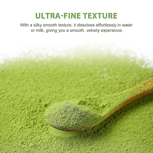 Miniatura 5 de Soeos Organic Matcha Powder, Matcha Green Tea Powder, 2 oz (57g), Antioxidant-Rich Japanese Matcha for Lattes, Smoothies and Baking, Recyclable Bags