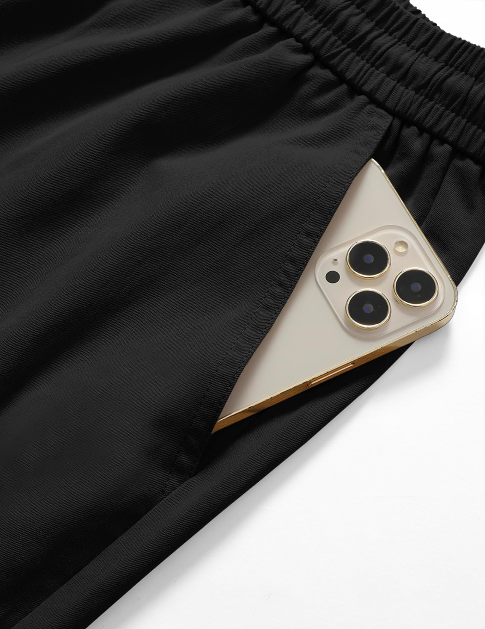 TARAINYA Pantaloni Cargo Uomo Cotone Baggy Coulisse Chino con Tasche