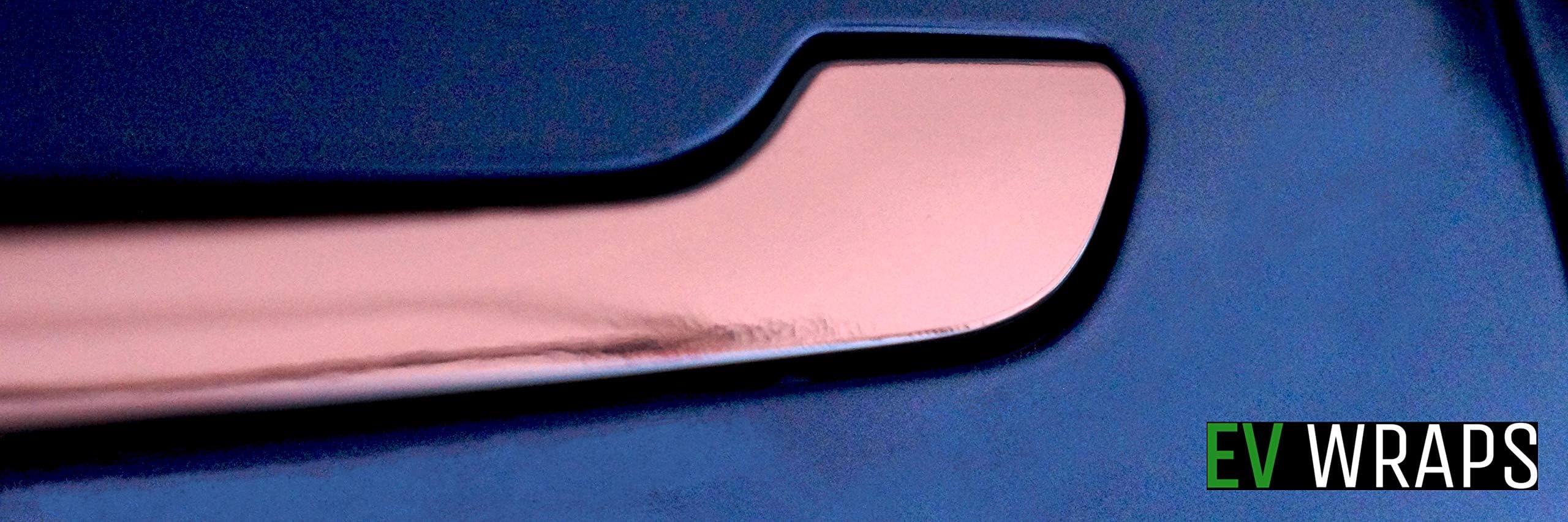 EV WRAPS Tesla Model 3 and Model Y Door Handle Wrap (Rose Gold)