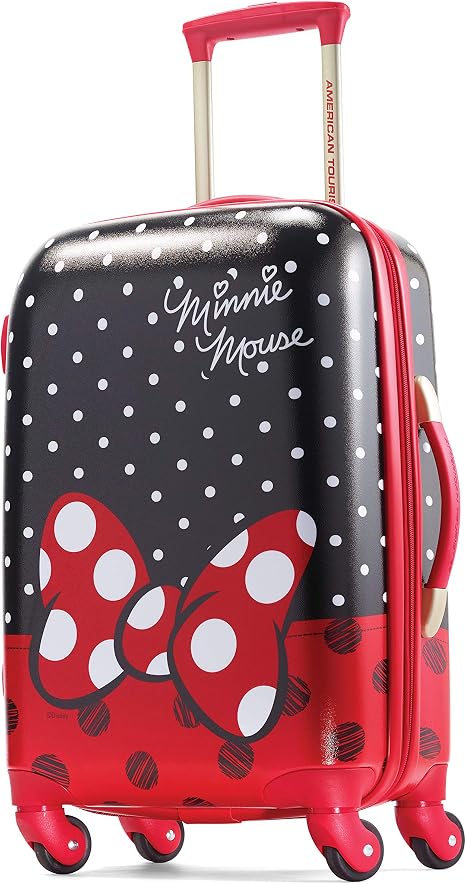 Amazon.com: American Tourister Disney Minnie Mouse moño rojo, valija rígida  con ruedas 21 pulgadas, Multicolor), 67612-4754 : Ropa, Zapatos y Joyería