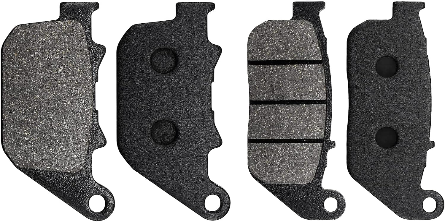 ZICOO Front Rear Brake Pads for Harley Davidson Sportster 1200 XL1200C Custom 04-13 XL1200L Low 07-11 XL1200N XL1200V XL1200X, Sportster 883 XL883 XL883C Custom 2004-2010 XL883L XL883N