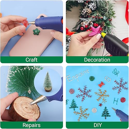 Miniatura 102 de ENPOINT Barras de pegamento caliente de color dorado metálico, tamaño completo, 36 unidades de 4 pulgadas de largo x 0.43 pulgadas de diámetro