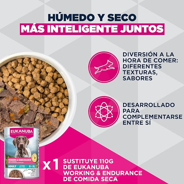 Foto 7 de 8 de EUKANUBA Working & Endurance - Alimento para Perros con Pollo Fresco