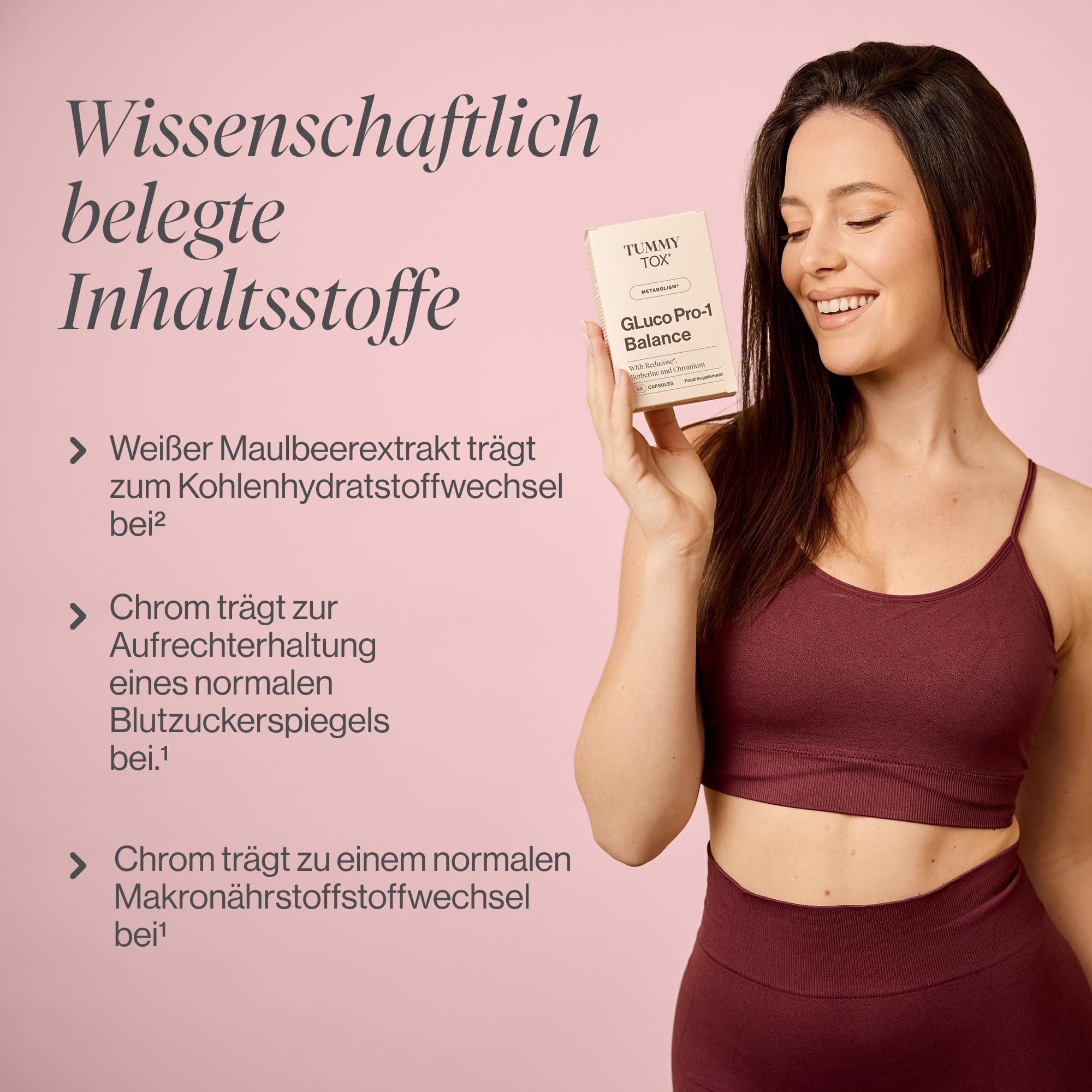 TummyTox GLuco PRO-1 Balance mit Berberin und Chrom, 60 Kapseln