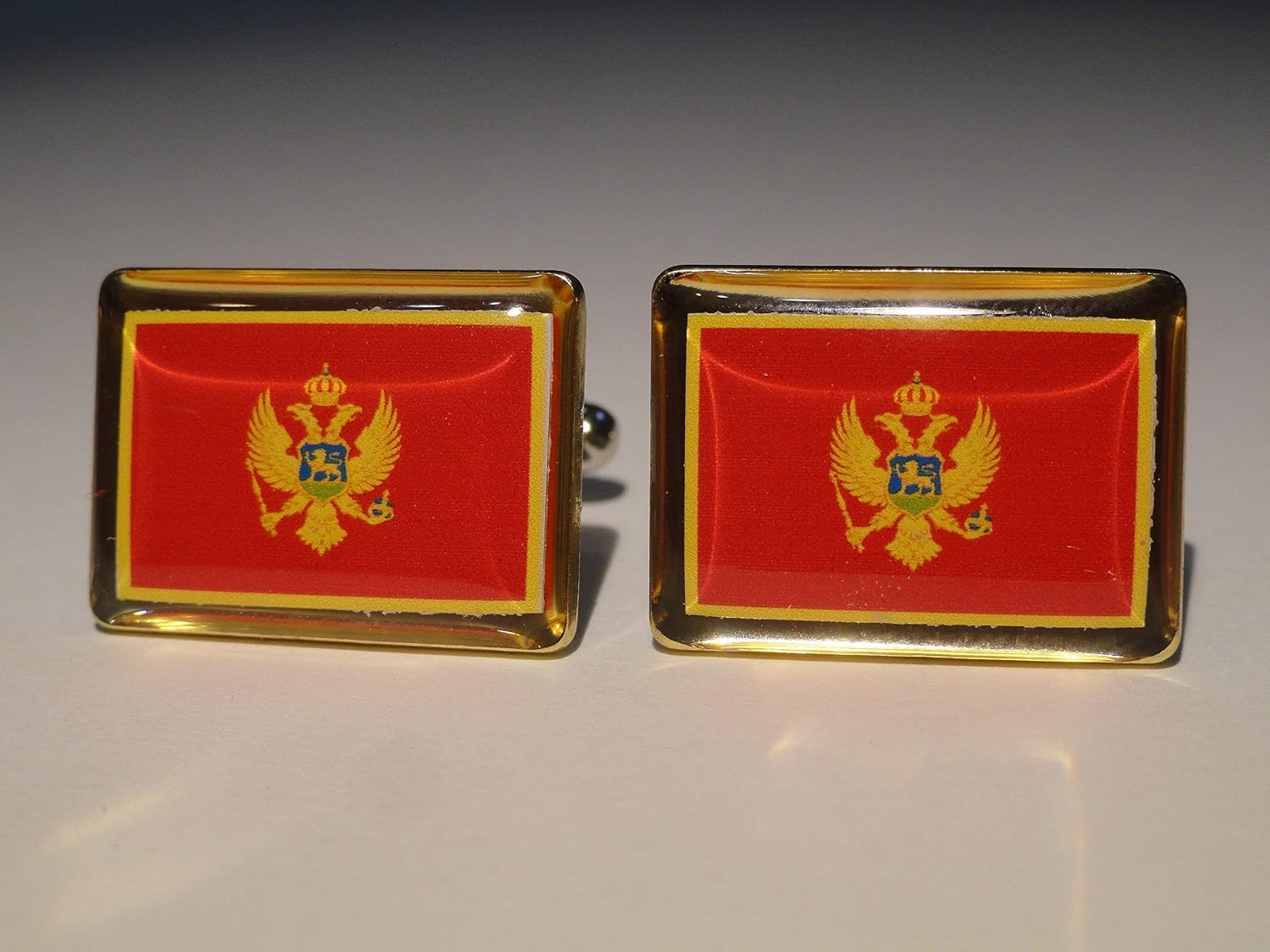 Montenegro Flag Cufflinks, Lapel Pins, Tie Bars, Earrings, Jewelry and Accessories