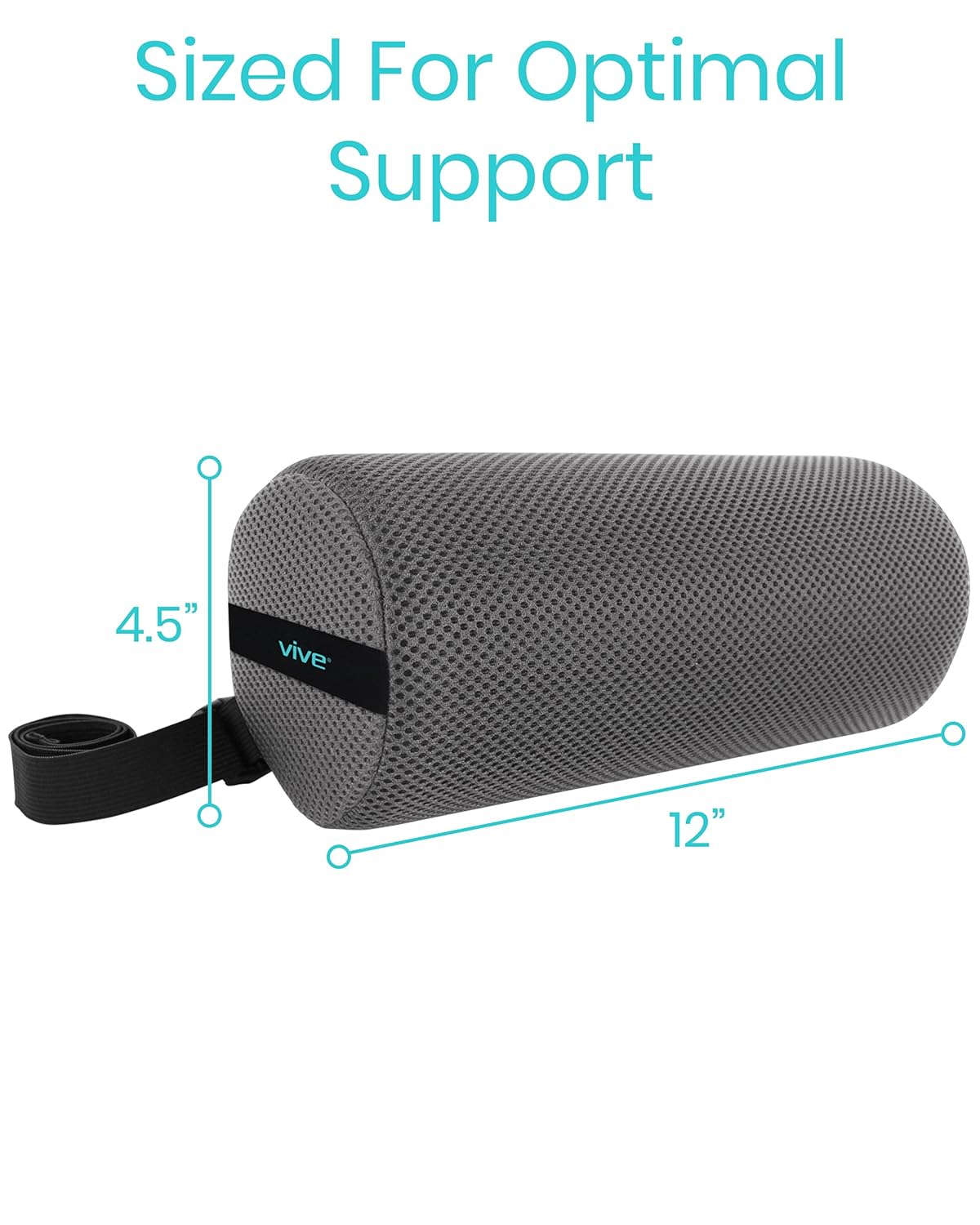Big Sale Vive Lumbar Roll - Cervical Cushion Support Pillow - Lower Back Pain Relief in Car, Office Chair, Computer - Firm Ergonomic Mesh Portable Travel Bolster - Thoracic Low Rest Posture Corrector Seat Pad Buy 1 get 1 Vive Lumbar Roll - Cervical Cushion Support Pillow - Lower Back Pain Relief in Car, Office Chair, Computer - Firm Ergonomic Mesh Portable Travel Bolster - Thoracic Low Rest Posture Corrector Seat Pad