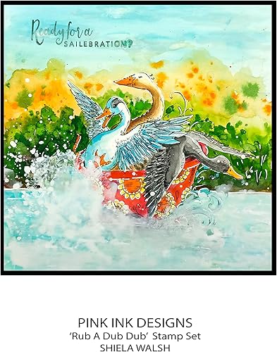 Miniatura 13 de Pink Ink Designs Saw A Ship. - Juego de sellos transparentes, A5