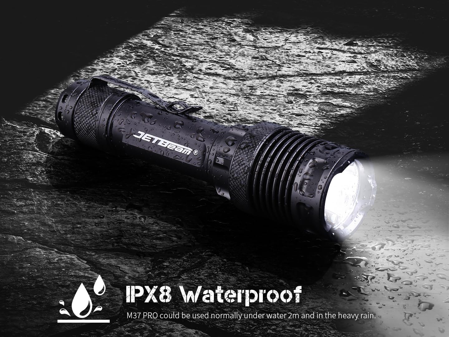 JETBeam M37 Pro IPX8 Waterproof