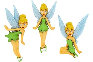 Dress It Up 7715 Disney Button Embellishments Tinkerbell Charm