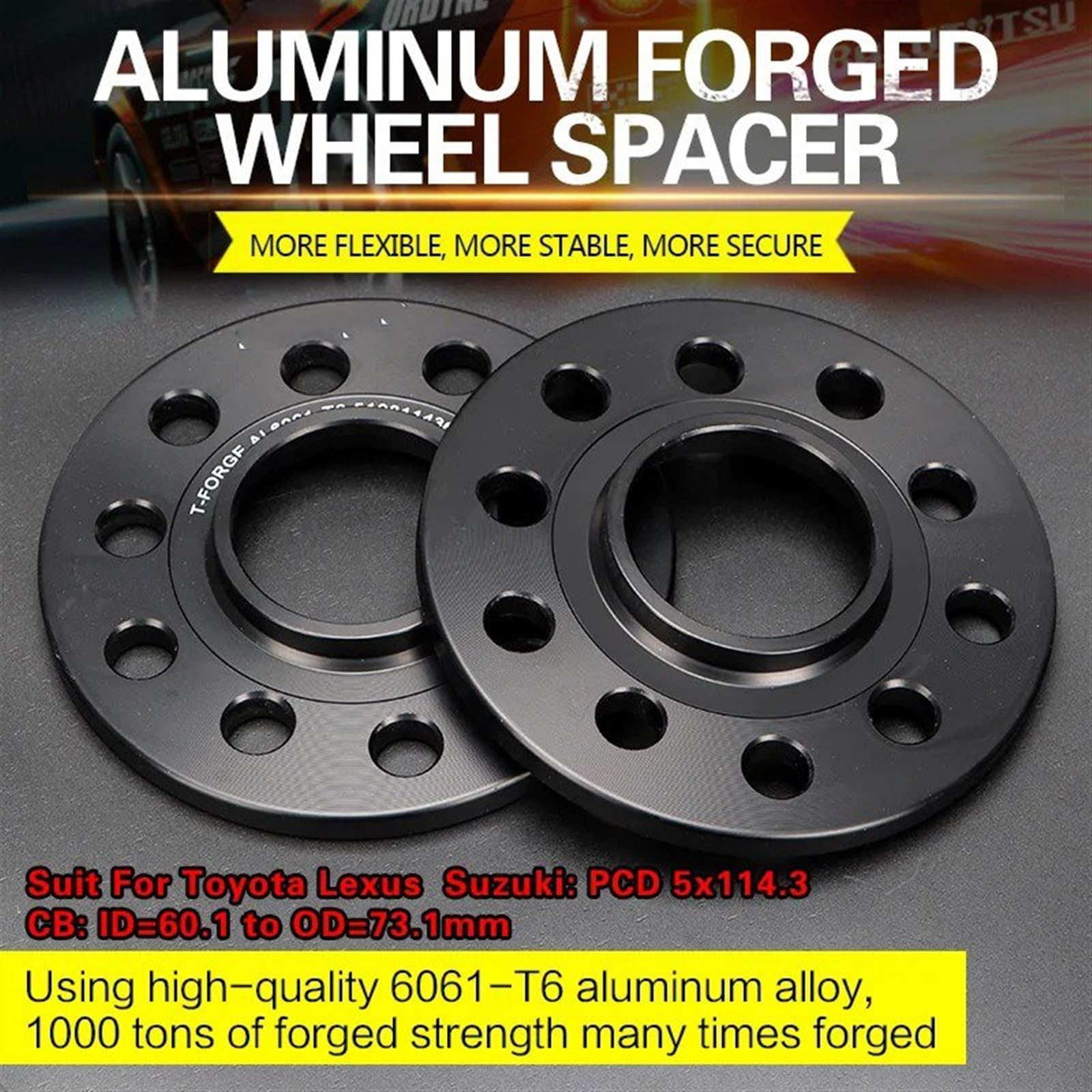 ワイドトレッドスペーサー PCD 5x114.3 60.1mm 飼う ホイール 