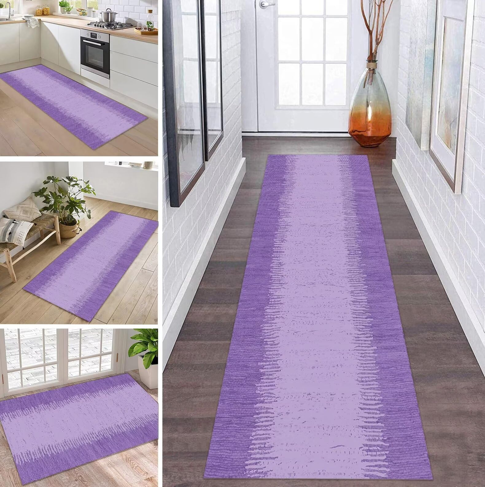 Tapis de couloir antidérapant Anro idéal pour sécuriser et décorer votre cuisine
